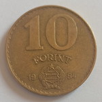 Hungary 10 Forint 1984 used