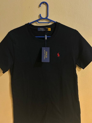 Ralph Lauren Polo T Shirt καινούργιο, μαύρο, μέγεθος M