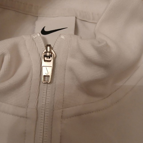 Nike dry fit jacket like new, size large, white