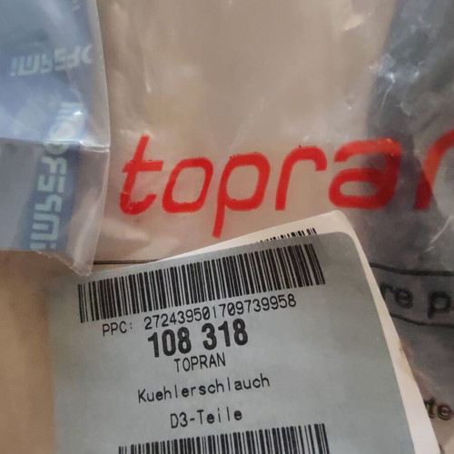 Hoses and Thermostat bundle new, mostly Topran for early Seat/VAG/Skoda