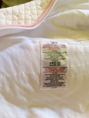Grobag sleeping bag like new for baby