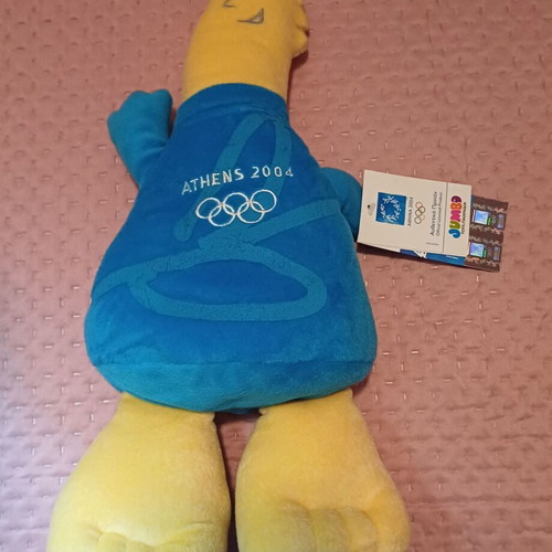 Phivos mascot Athens 2004 Olympic Games new, height 41cm