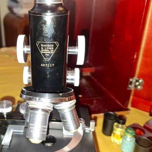 Bausch & Lomb AK7117 Collectible Microscope like new with original box