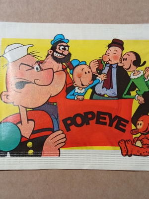 Popeye sticker packet
