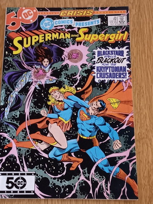 DC Presents #86 comic like new, Crisis on Infinite Earths crossover