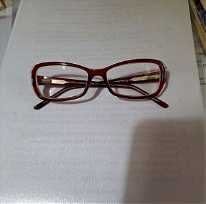 Σκελετός γυαλιών οράσεως Valentino αυθεντικά, κόκκινο χρώμα.