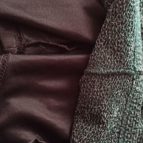 Winter dress with unique back like new, green, size M