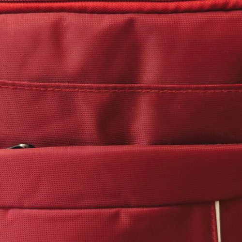 Waterproof red shoulder and hand bag for tablet