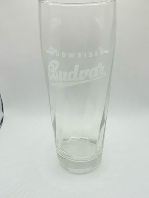 Budweiser Original Beer Glasses 500ml, 2 Unused Without Label