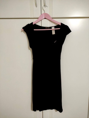 Killah black women's dress with bust design, size S