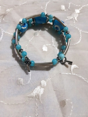 Bracelet with evil eye beads