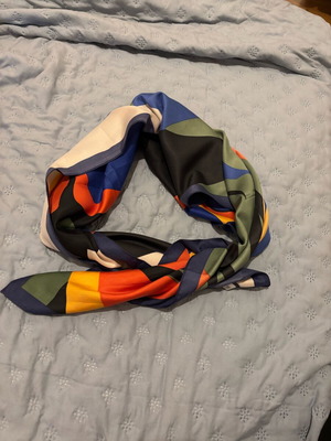 Scarf like new, multicolored