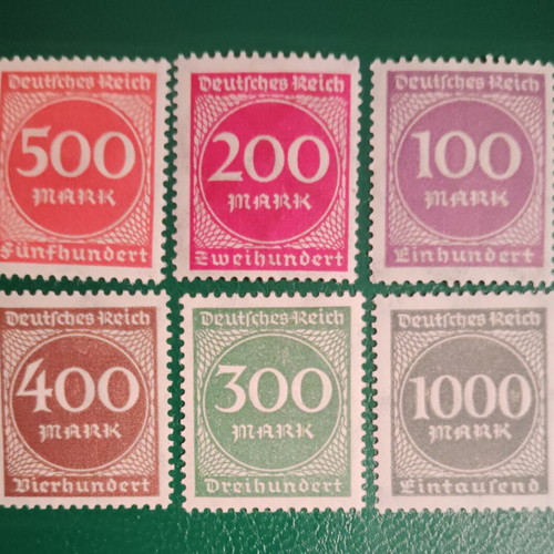 Weimar Germany Stamp Set mint condition