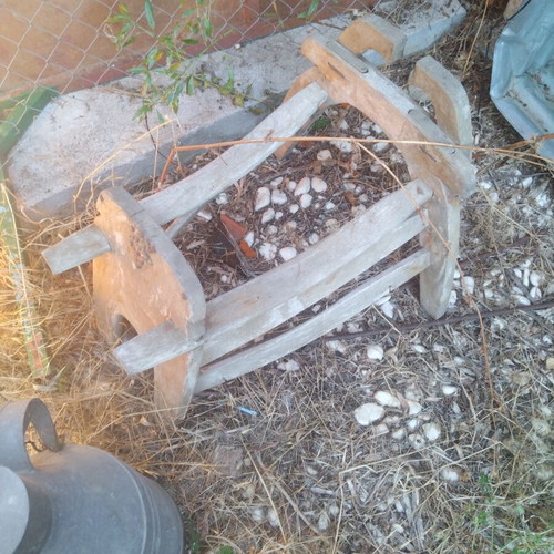 Cart used, decorative for garden or store