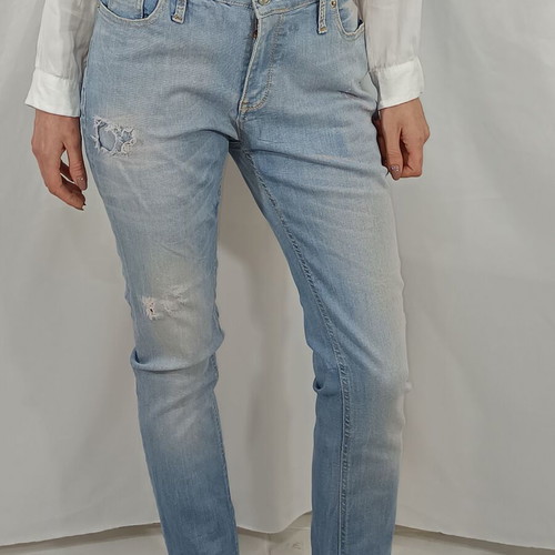 New Denim women’s high-waist skinny jeans used, light blue