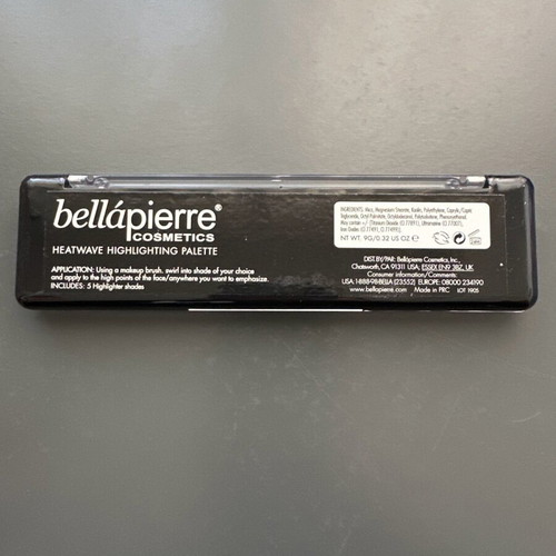Bellapierre eyeshadow palette nude iridescent shades new