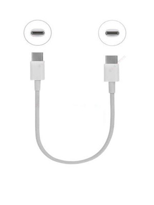 Καλώδιο Type C σε Type C USB-C 30cm καινούργιο, λευκό