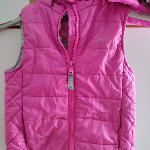Orchestra sleeveless jacket for girl 6 years like new, pink