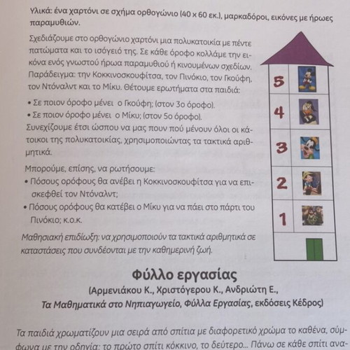 Mathematics in Kindergarten used, complete annual activity program