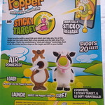 Squeeze Popper Game new, suitable for 4+, includes animal figures and target