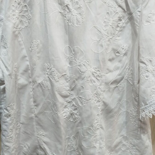 Vintage shirt blazer embroidered with lace, like new, size XXL-3XL
