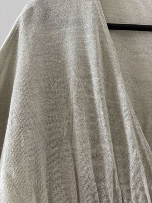 Blouse with gold thread used, silver, small-medium
