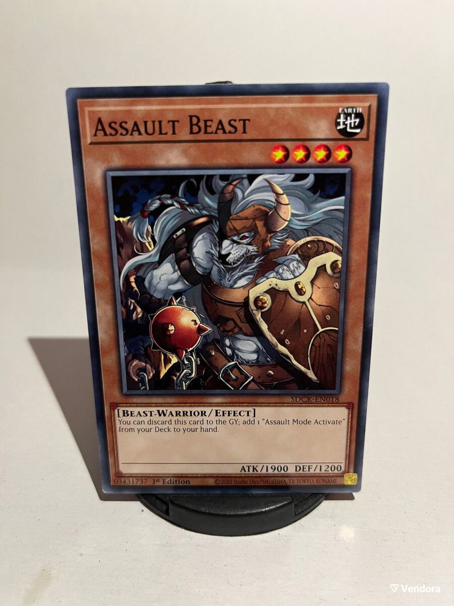 Assault Beast Yu-Gi-Oh! карта като ново - € 0,55 - Vendora.bg