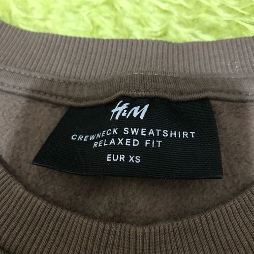 H&M sweatshirt used, size XS, brown