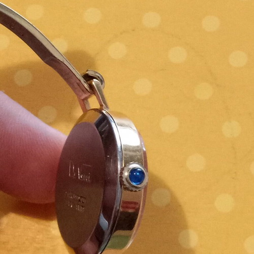 Alfex De Vecci cuff watch used, gold plated, non-working