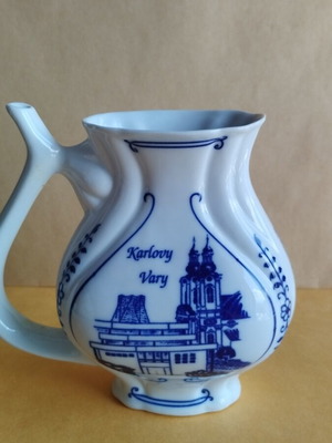 Decorative cup for mineral water Karlovy Vary new
