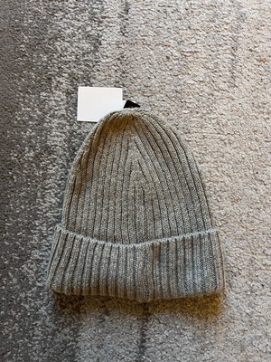 Unisex Grey Beanie New H&M One Size