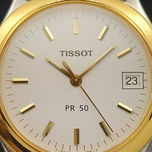 Tissot PR 50 Two-Tone Swiss Quartz watch