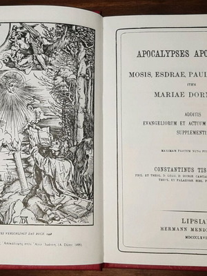 Apocryphal Apocalypses by Constantin von Tischendorf like new
