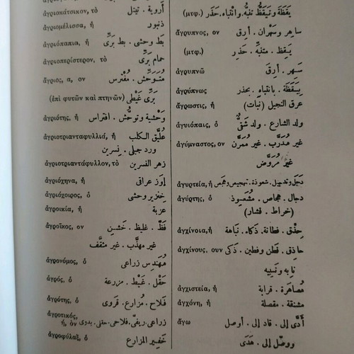 Greek-Arabic Dictionary new