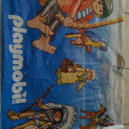 Playmobil bag used with some wear but in good condition