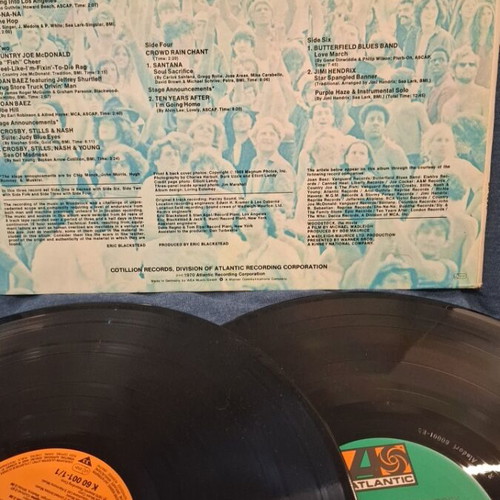 Woodstock vinyl record like new, various artists