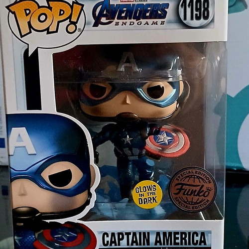 Funko Pop! Marvel Avengers Endgame Captain America #1198 Special Edition new