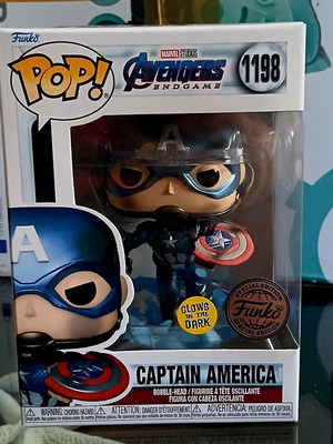 Funko Pop! Marvel Avengers Endgame Captain America #1198 Special Edition new