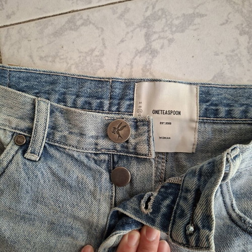 One Teaspoon denim shorts S 24N, light blue wash