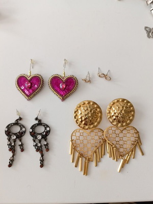 Mixed Earrings Lot of 5 pairs like new