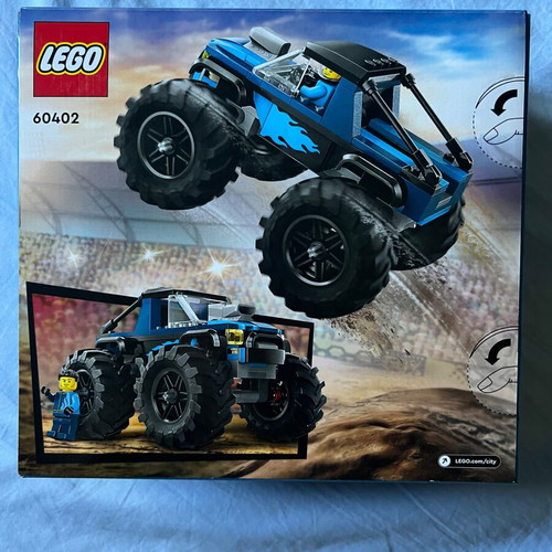 Lego City Blue Monster Truck 60402 new