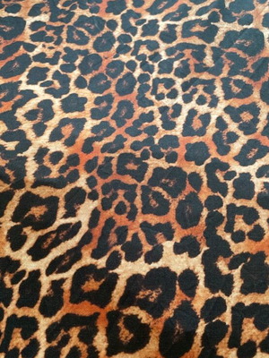Ύφασμα animal print καινούργιο, ζέρσευ ελαστάν, 2.00x1.95 μ.