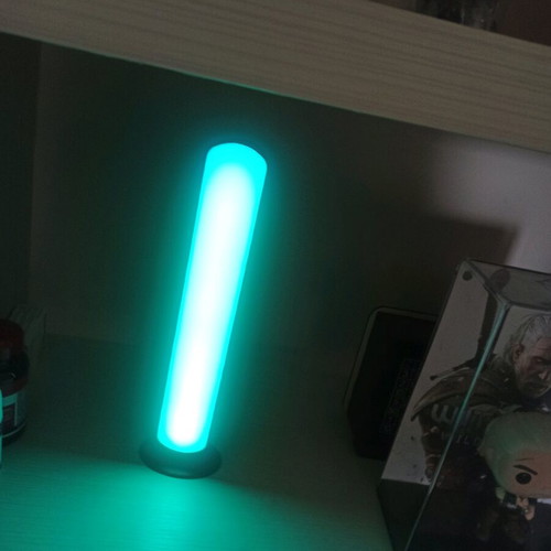 Rgb lamp like new with remote control