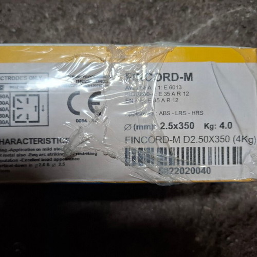 Common electrodes new 2.5x350mm 4 Kg
