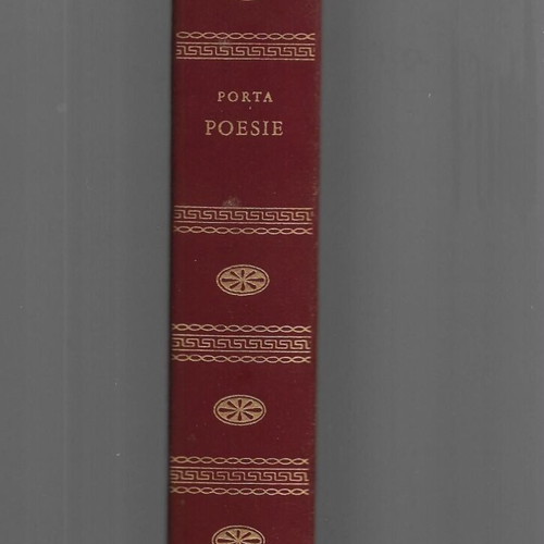 I Classici Rizzoli Carlo Porta Poesie book like new, 1966 edition, Italian