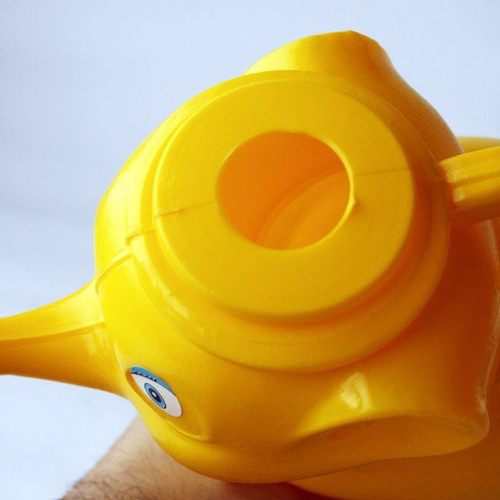 Plastic children's elephant watering can 21cm vintage 80's new