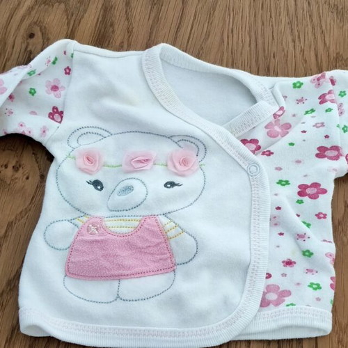 Baby jackets used, cotton, 0-3 months, vitamin D3 stains