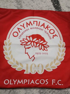 Olympiacos commemorative pillowcase new 45x45 with zipper