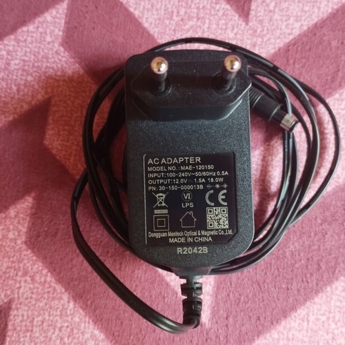Mentech MAE-120150 power supply with DC Barrel Jack connector new