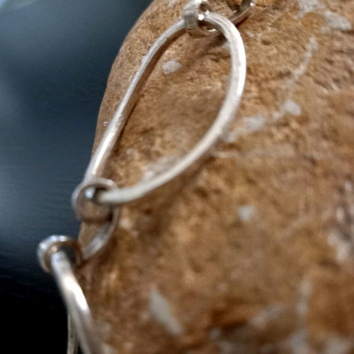 Tous silver hammered bracelet like new